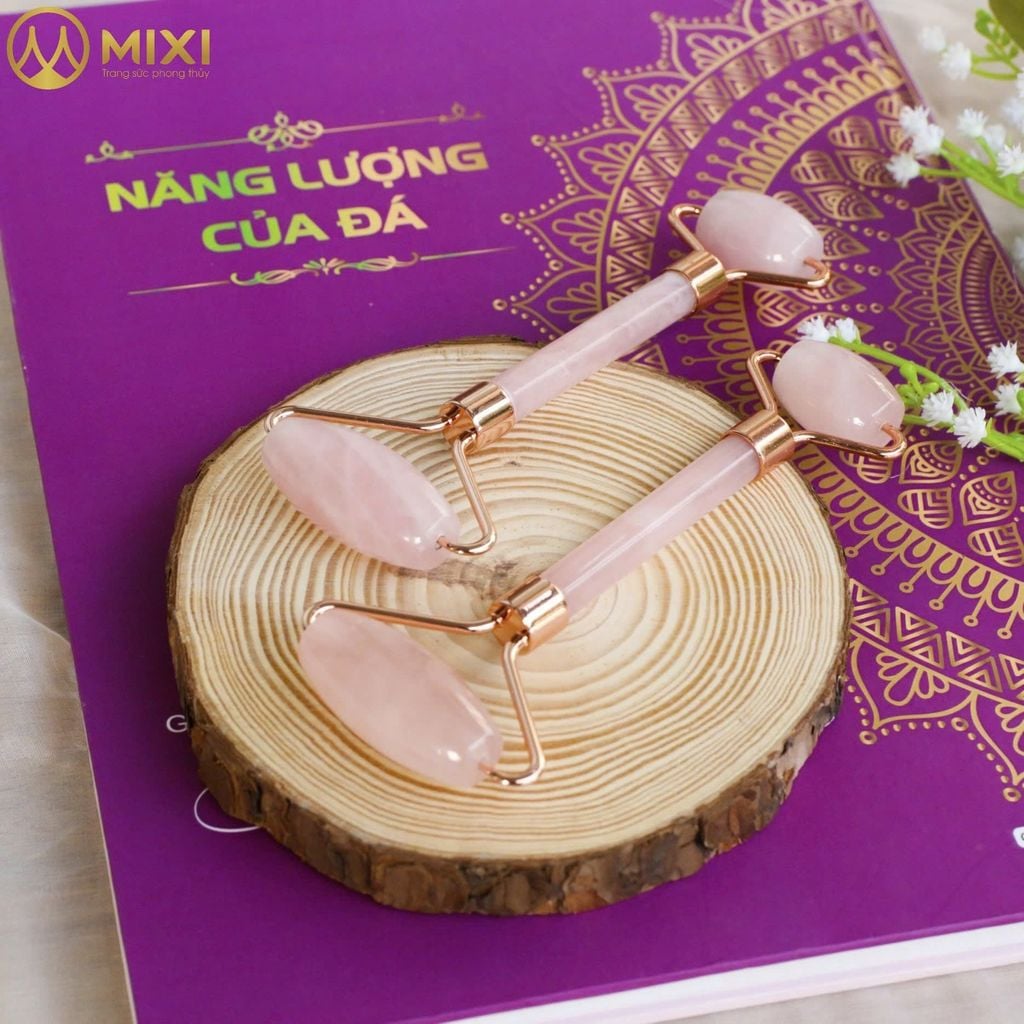 Cây Lăn Mặt Thạch Anh Hồng