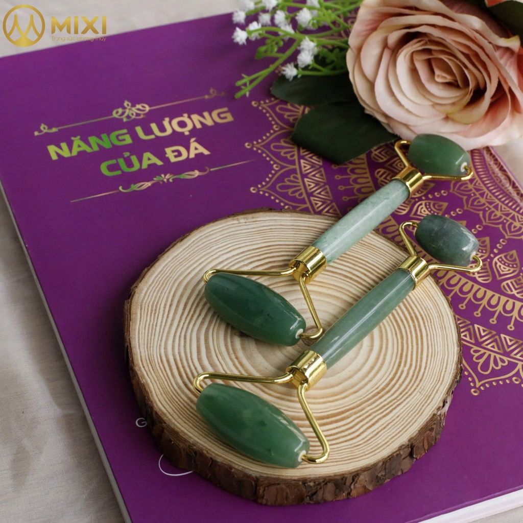 Cây Lăn Mặt Thạch Anh Xanh
