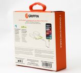  Dây sạc Griffin USB-C to Lightning Cable - 1.2m - Black (GP066BLK) 