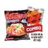  Combo 5 gói mì + 5 gói sốt ớt độ 
