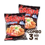  Combo 3 gói Mì Cay Sasin vị kim chi 120g 