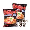  Combo 3 gói Mì Cay Sasin vị kim chi 120g 