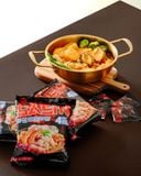  Combo 5 gói mì cay Sasin vị kim chi + 5 gói mì cay Sasin vị soyum + 10 gói xốt ớt độ 