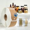  Decal Cuộn In Mã Vạch Giấy Krafts - Decal Da Bò 