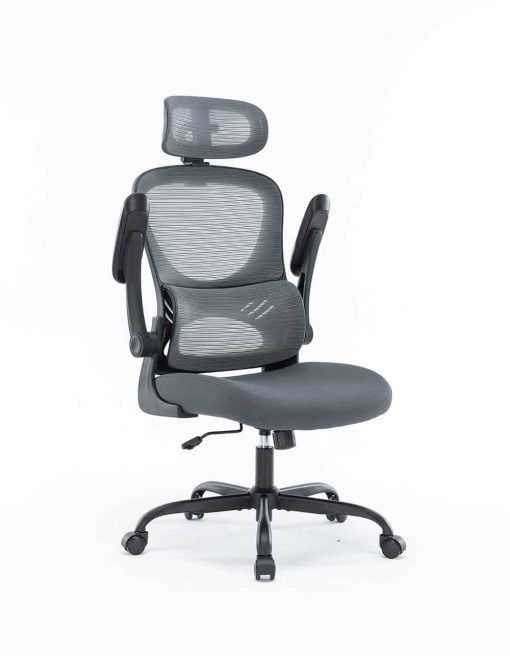 Ghế công thái học ergonomic WARRIOR – Hero series – WEC501 Black / Gray