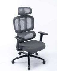 Ghế công thái học ergonomic WARRIOR – Hero series – WEC509 Black/Gray