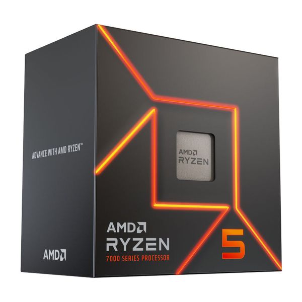 CPU AMD Ryzen 5 7600 (AMD AM5 - 6 Core - 12 Thread - Base 3.8Ghz - Turbo 5.1Ghz - Cache 38MB)