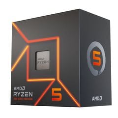 CPU AMD Ryzen 5 7500F (AMD AM5 - 6 Core - 12 Thread - Base 3.7Ghz - Turbo 5.0Ghz - Cache 38MB - No iGPU)