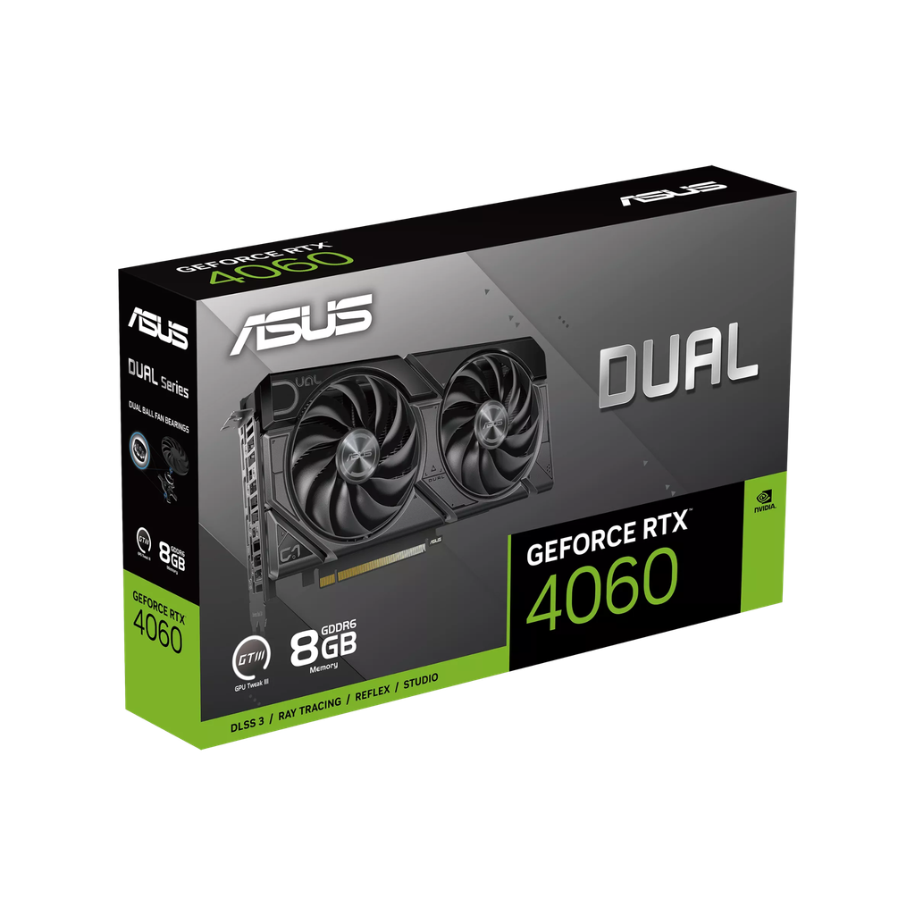 VGA ASUS Dual GeForce RTX™ 4060 EVO OC Edition 8GB GDDR6