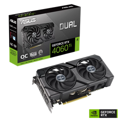 VGA ASUS Dual GeForce RTX™ 4060 Ti EVO OC Edition 16GB GDDR6