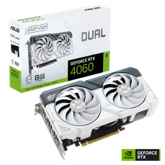VGA ASUS Dual GeForce RTX™ 4060 EVO White OC Edition 8GB GDDR6