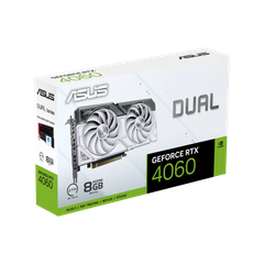 VGA ASUS Dual GeForce RTX™ 4060 EVO White OC Edition 8GB GDDR6