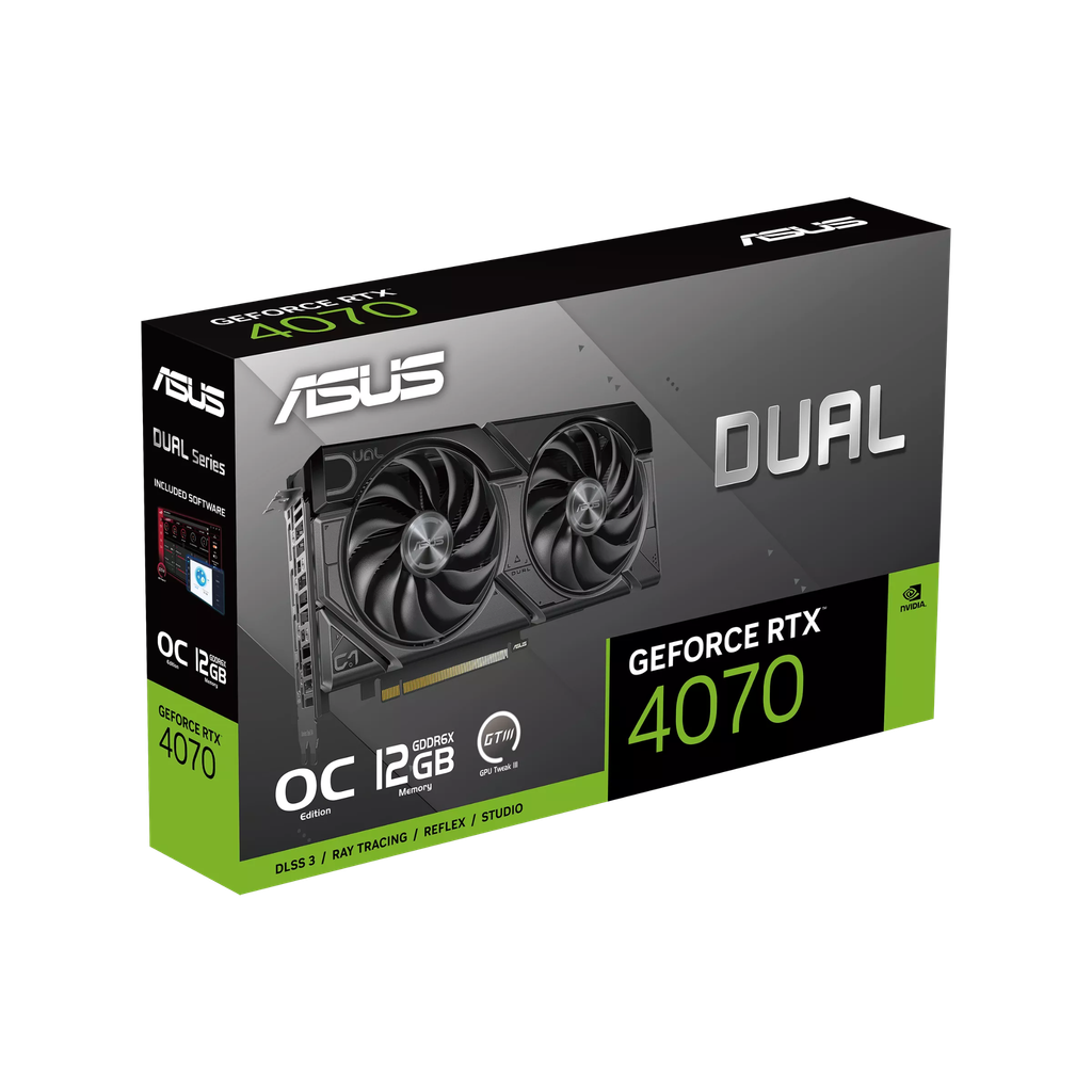 VGA ASUS Dual GeForce RTX™ 4070 EVO OC Edition 12GB GDDR6X