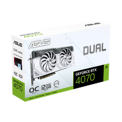 VGA ASUS Dual GeForce RTX™ 4070 White OC Edition 12GB GDDR6X