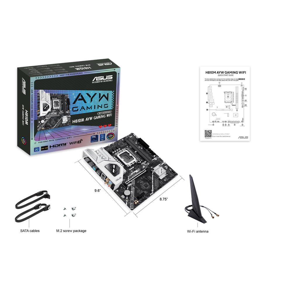 Mainboard Asus H810M AYW GAMING WIFI