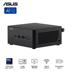 ASUS Mini NUC 14 Pro RNUC14RVHI300001I - Intel® Core™ 3-100U (up to 4.70 GHz) 6 Cores 8 Threads, UHD Graphics