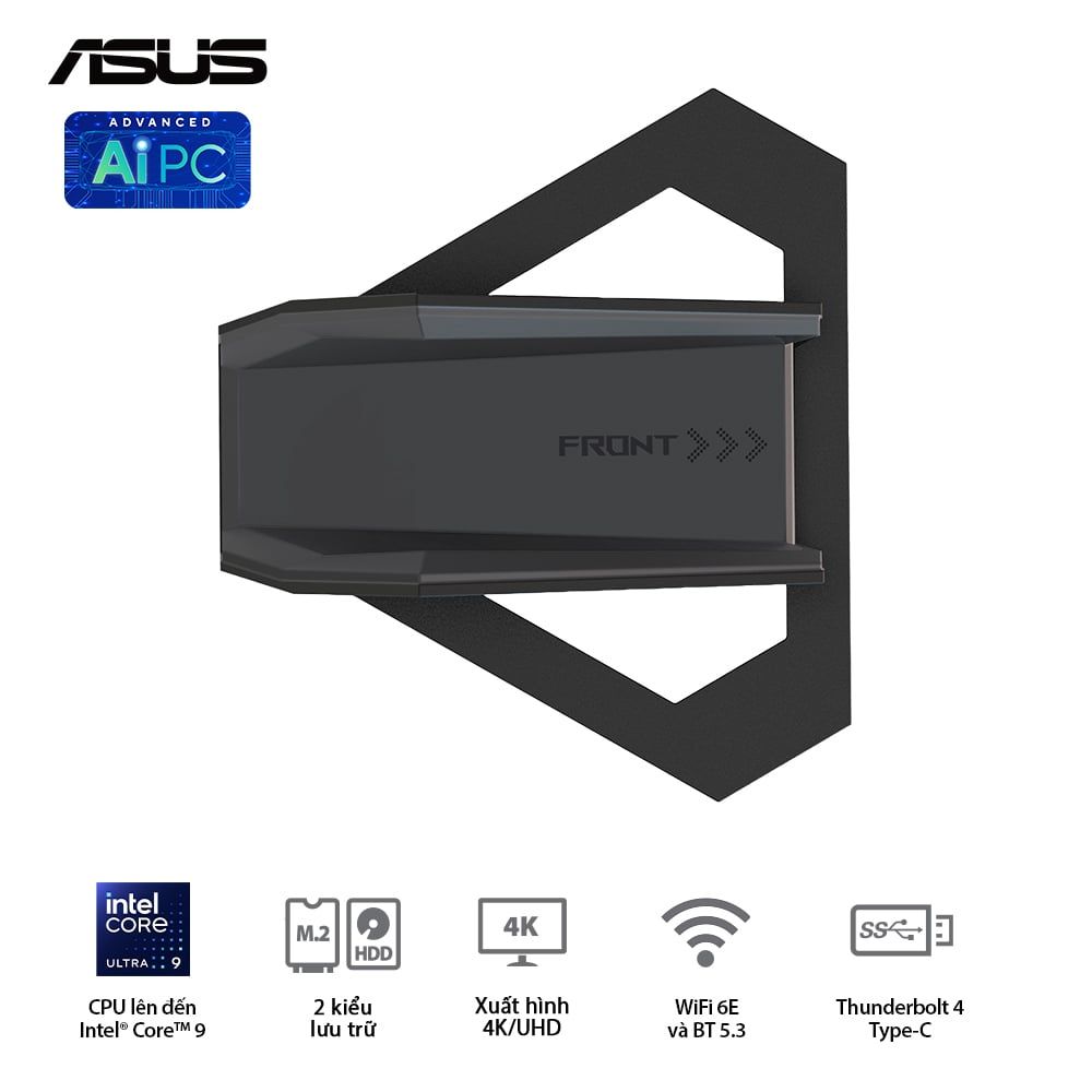 ASUS NUC 14 Performance RNUC14SRKU710001I - Intel® Ultra 7 155H (up to 4.80 GHz) 16 Cores 22 Threads, NVIDIA RTX 4060 8GB GDDR6