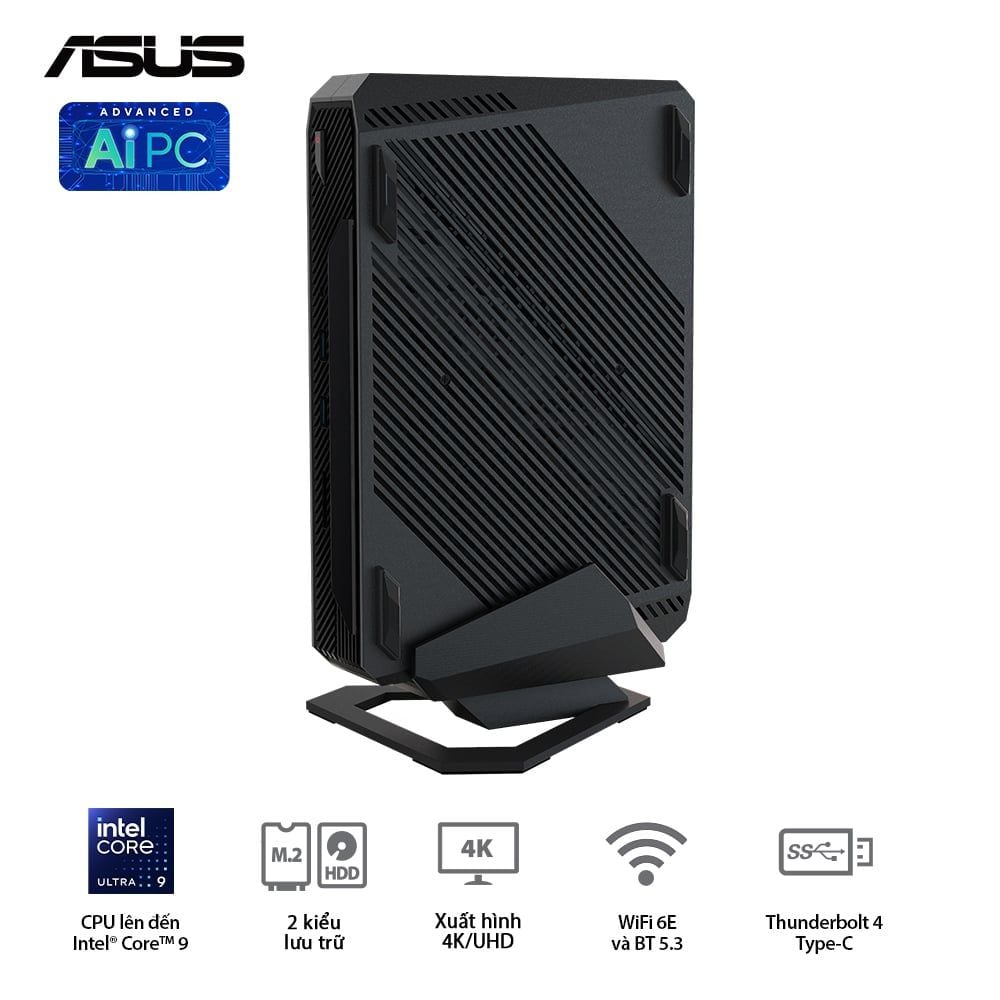 ASUS NUC 14 Performance RNUC14SRKU710001I - Intel® Ultra 7 155H (up to 4.80 GHz) 16 Cores 22 Threads, NVIDIA RTX 4060 8GB GDDR6