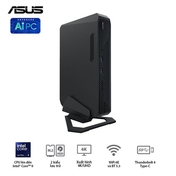 ASUS NUC 14 Performance RNUC14SRKU710001I - Intel® Ultra 7 155H (up to 4.80 GHz) 16 Cores 22 Threads, NVIDIA RTX 4060 8GB GDDR6