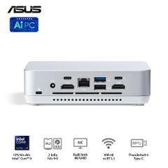 ASUS Mini NUC 14 Pro Plus RNUC14RVSU700001I - Intel®Ultra 7 155H (up to 4.80 GHz) 16 Cores 22 Threads, Arc Graphics