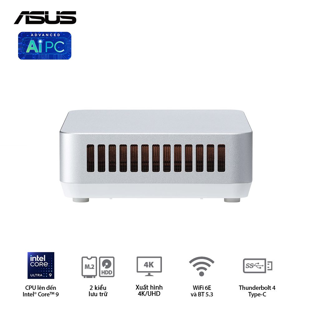 ASUS Mini NUC 14 Pro Plus RNUC14RVSU500001I - Intel®Ultra 5 125H (up to 4.50 GHz) 14 Cores 18 Threads, Arc Graphics