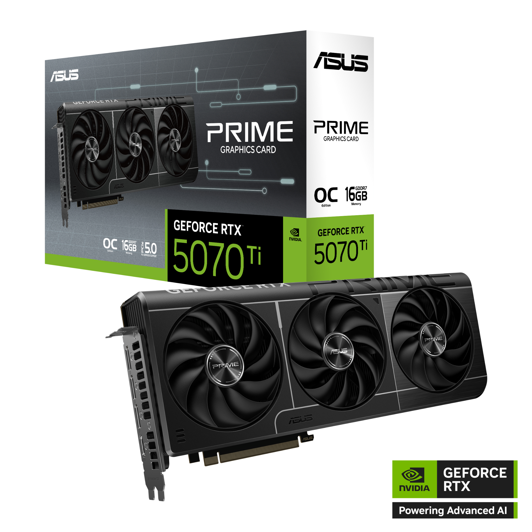 VGA ASUS Prime Geforce RTX™ 5070 Ti 16GB OC Edition GDDR7