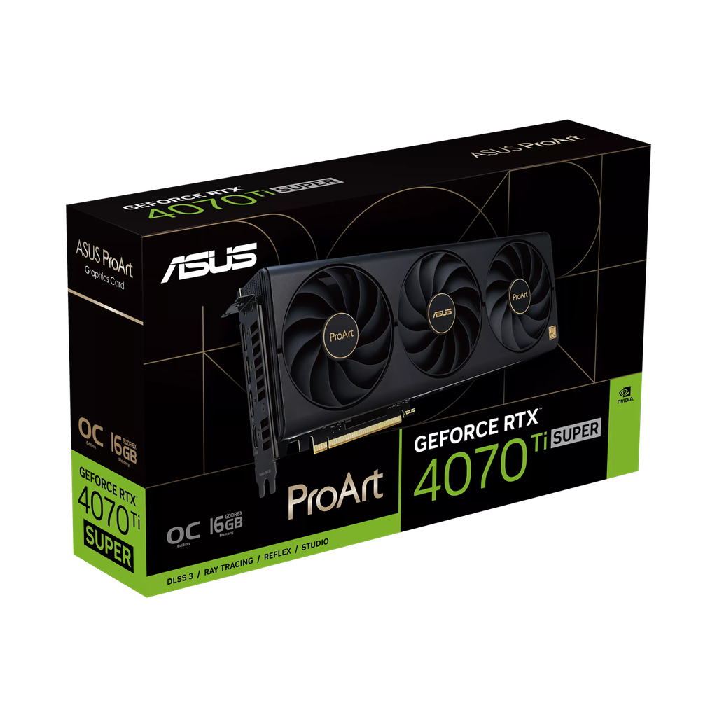 VGA ASUS ProArt GeForce RTX™ 4070 Ti SUPER 16GB GDDR6X OC Edition