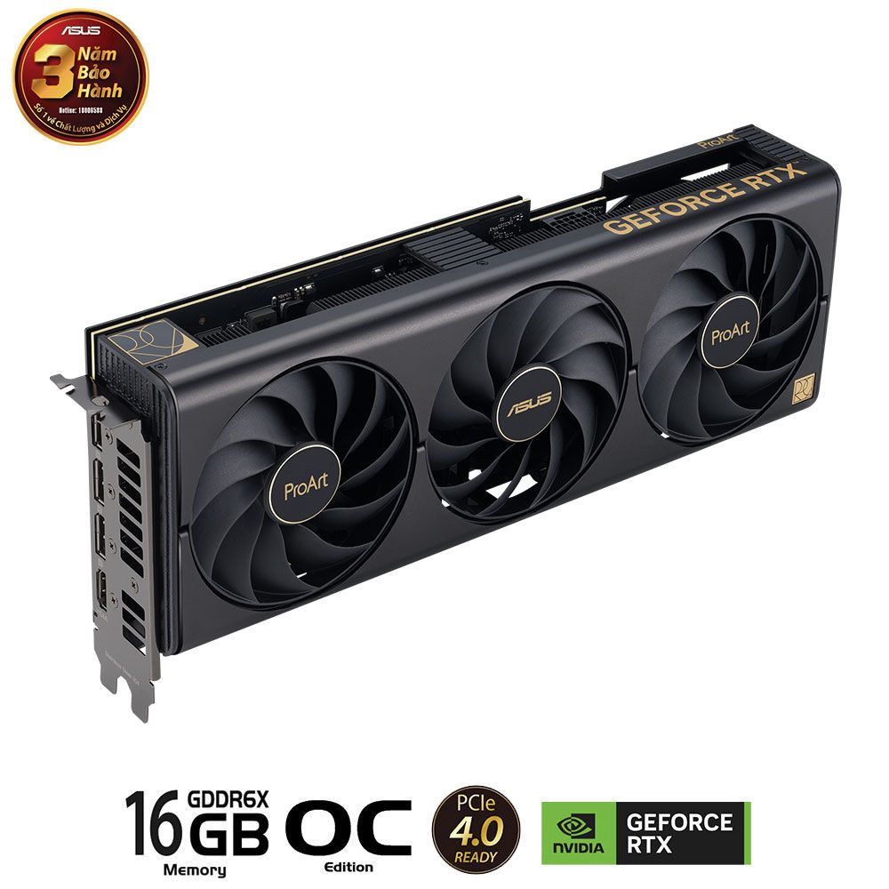VGA Asus ProArt GeForce RTX™ 4080 SUPER 16GB GDDR6X OC Edition