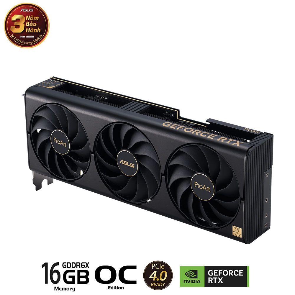 VGA Asus ProArt GeForce RTX™ 4080 SUPER 16GB GDDR6X OC Edition