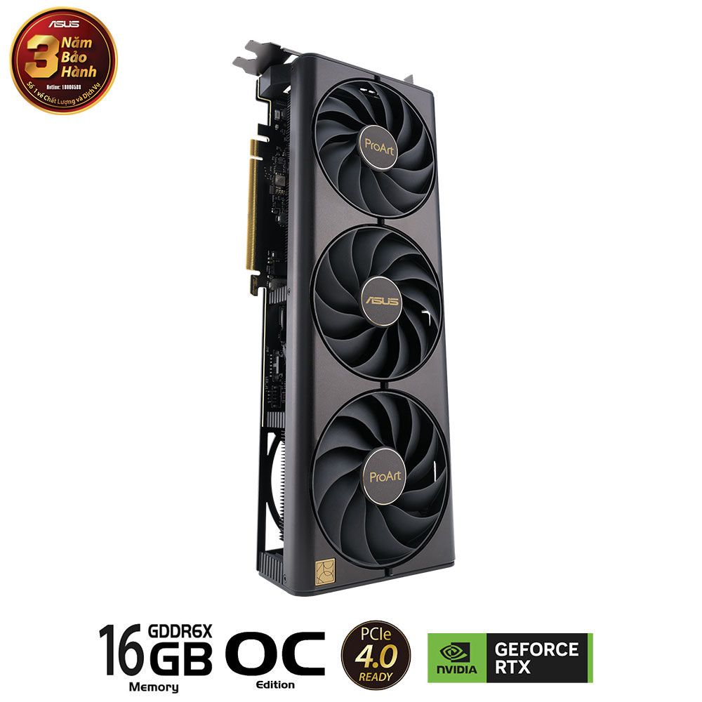 VGA Asus ProArt GeForce RTX™ 4080 SUPER 16GB GDDR6X OC Edition