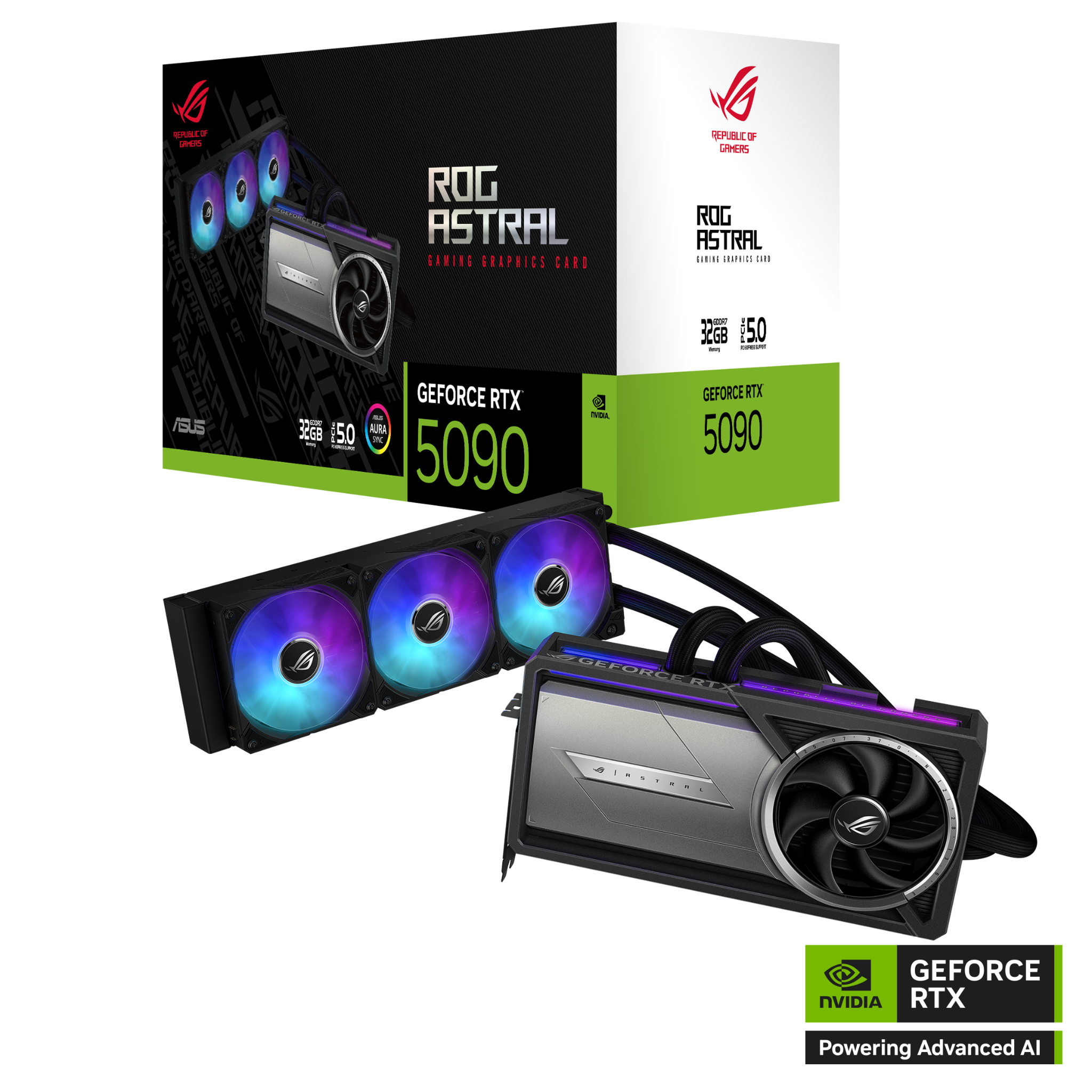 VGA ASUS ROG Astral LC Geforce RTX 5090 32GB GDDR7