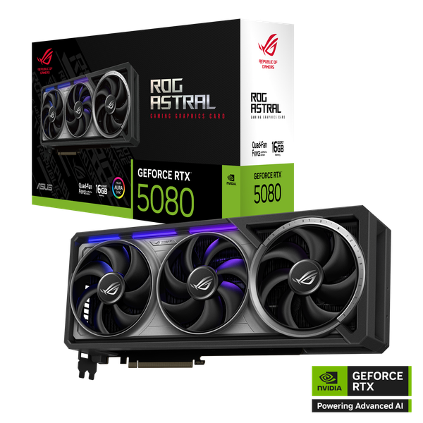 VGA ASUS ROG Astral Geforce RTX 5080 16GB GDDR7