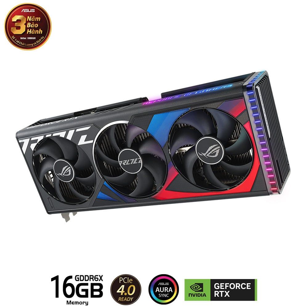 VGA ASUS ROG Strix GeForce RTX™ 4080 SUPER 16GB GDDR6X