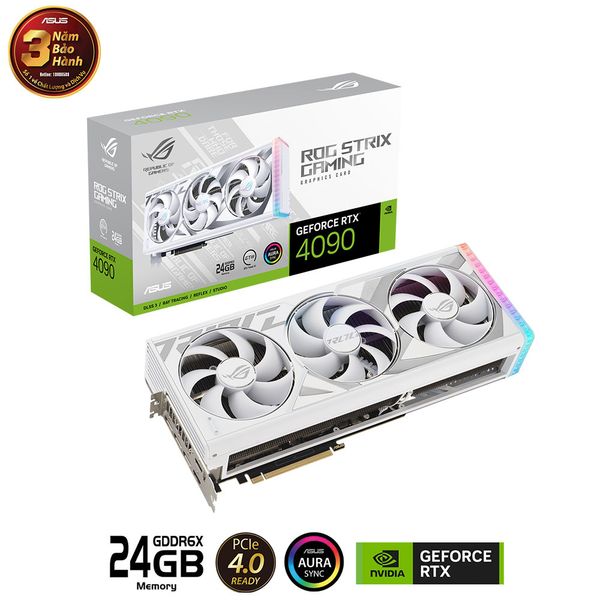 VGA ASUS ROG Strix GeForce RTX&trade; 4090 24GB GDDR6X White