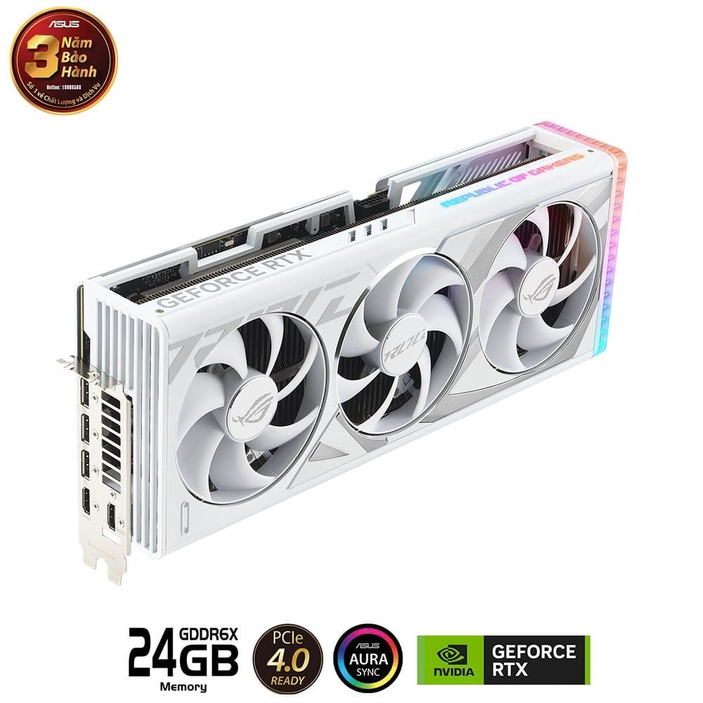 VGA ASUS ROG Strix GeForce RTX™ 4090 24GB GDDR6X White