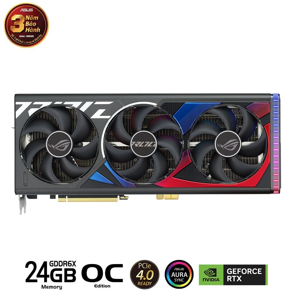 VGA ASUS ROG Strix GeForce RTX™ 4090 BTF OC Edition 24GB GDDR6X