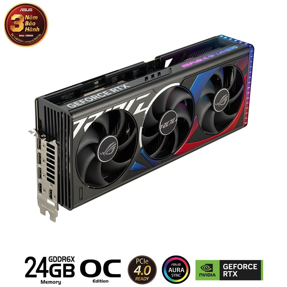 VGA ASUS ROG Strix GeForce RTX™ 4090 BTF OC Edition 24GB GDDR6X