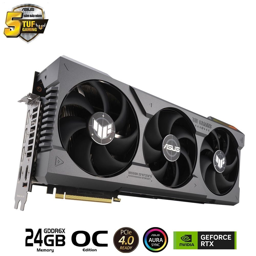 VGA ASUS TUF Gaming GeForce RTX™ 4090 OC Edition 24GB GDDR6X