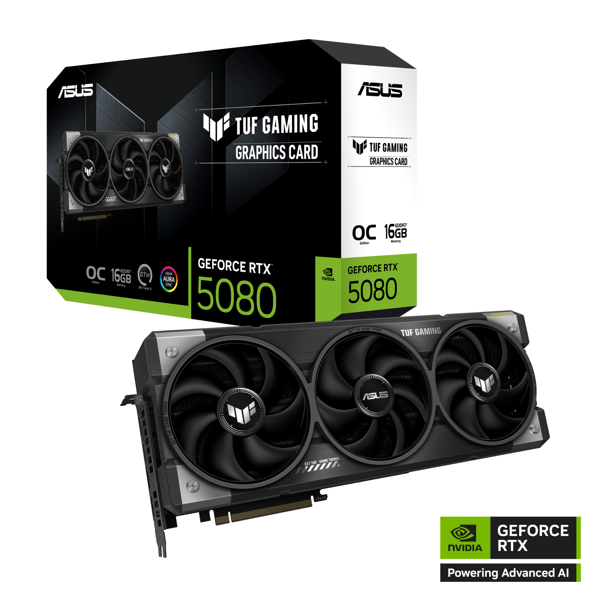 VGA ASUS TUF Gaming Geforce RTX 5080 16GB GDDR7