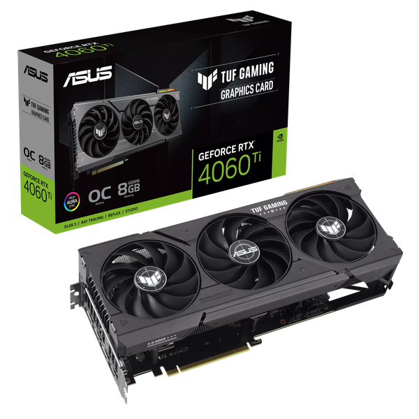 VGA ASUS TUF Gaming GeForce RTX™ 4060 Ti 8GB GDDR6 OC Edition