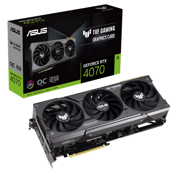 VGA ASUS TUF Gaming GeForce RTX™ 4070 12GB GDDR6X OC Edition