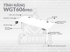 Bàn nâng hạ WARRIOR – Paladin Series – WGT606 Pro
