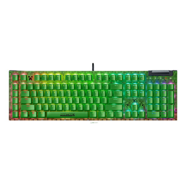 Bàn phím Razer BlackWidow V4 X Green Switch Minecraft Edition