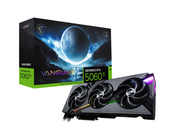 VGA MSI GeForce RTX™ 5060 Ti 16G VANGUARD OC