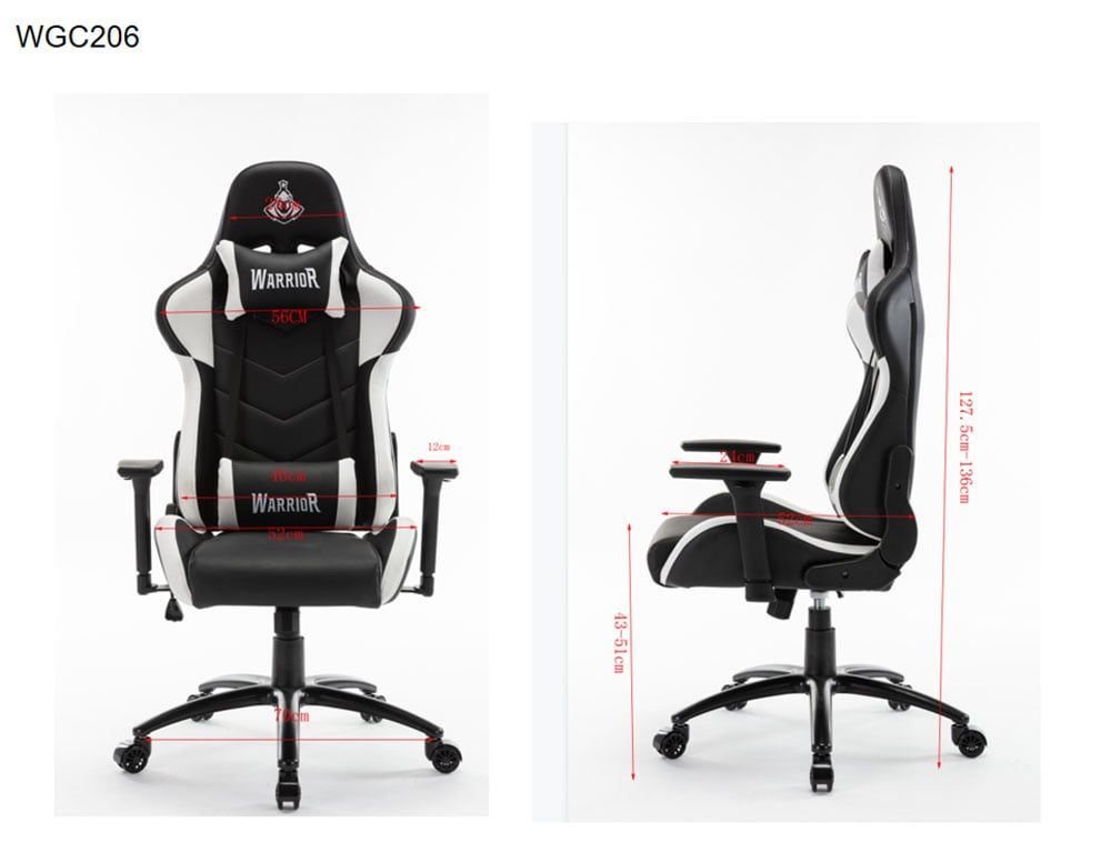 Ghế game Warrior Raider Series WGC206 – Black/Red