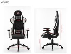 Ghế game Warrior Raider Series WGC206 – Black/White
