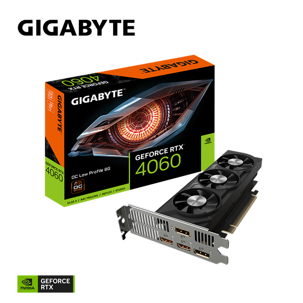 VGA GIGABYTE GeForce RTX&trade; 4060 OC Low Profile 8G