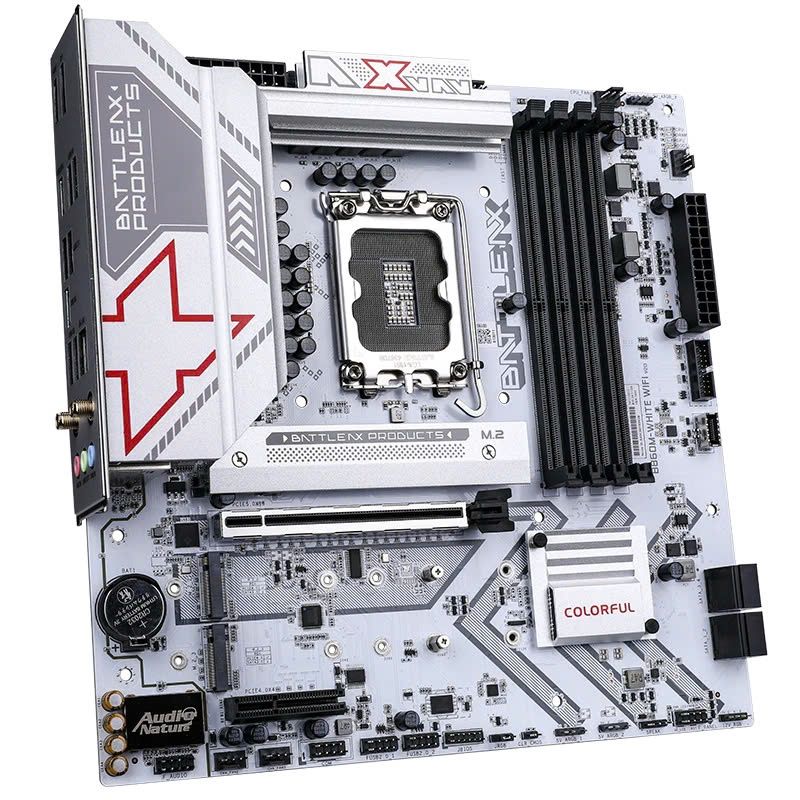 Mainboard Colorful BATTLE-AX B860M-WHITE WIFI V20