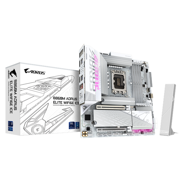 Mainboard GIGABYTE B860M AORUS ELITE WIFI6E ICE