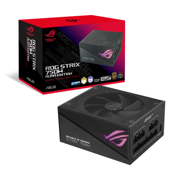 Nguồn máy tính Asus ROG STRIX 750W Gold Aura Edition